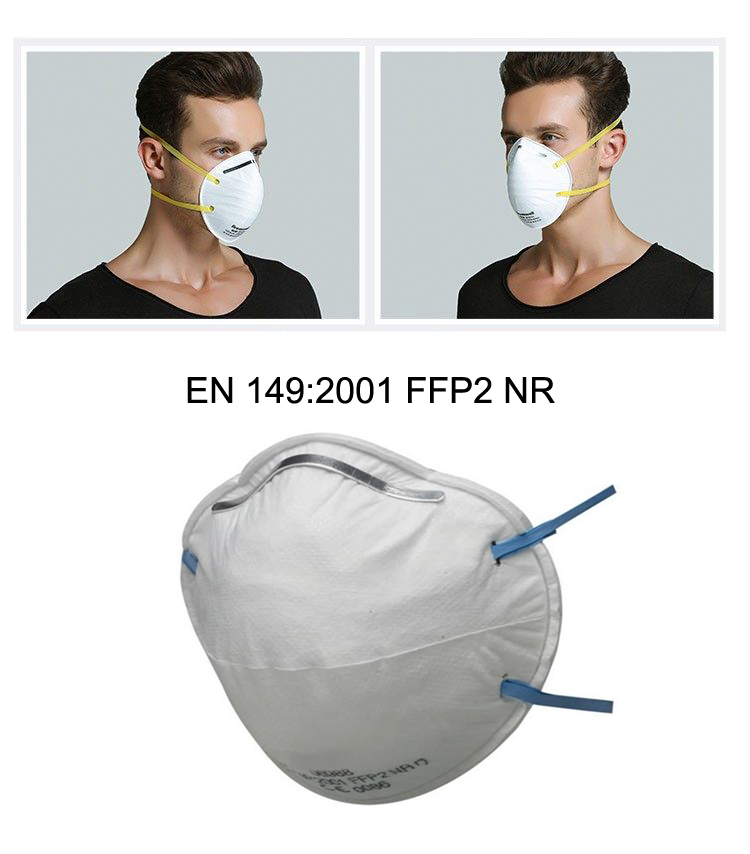 Časticový respirátor FFP2 bez výdychového ventila